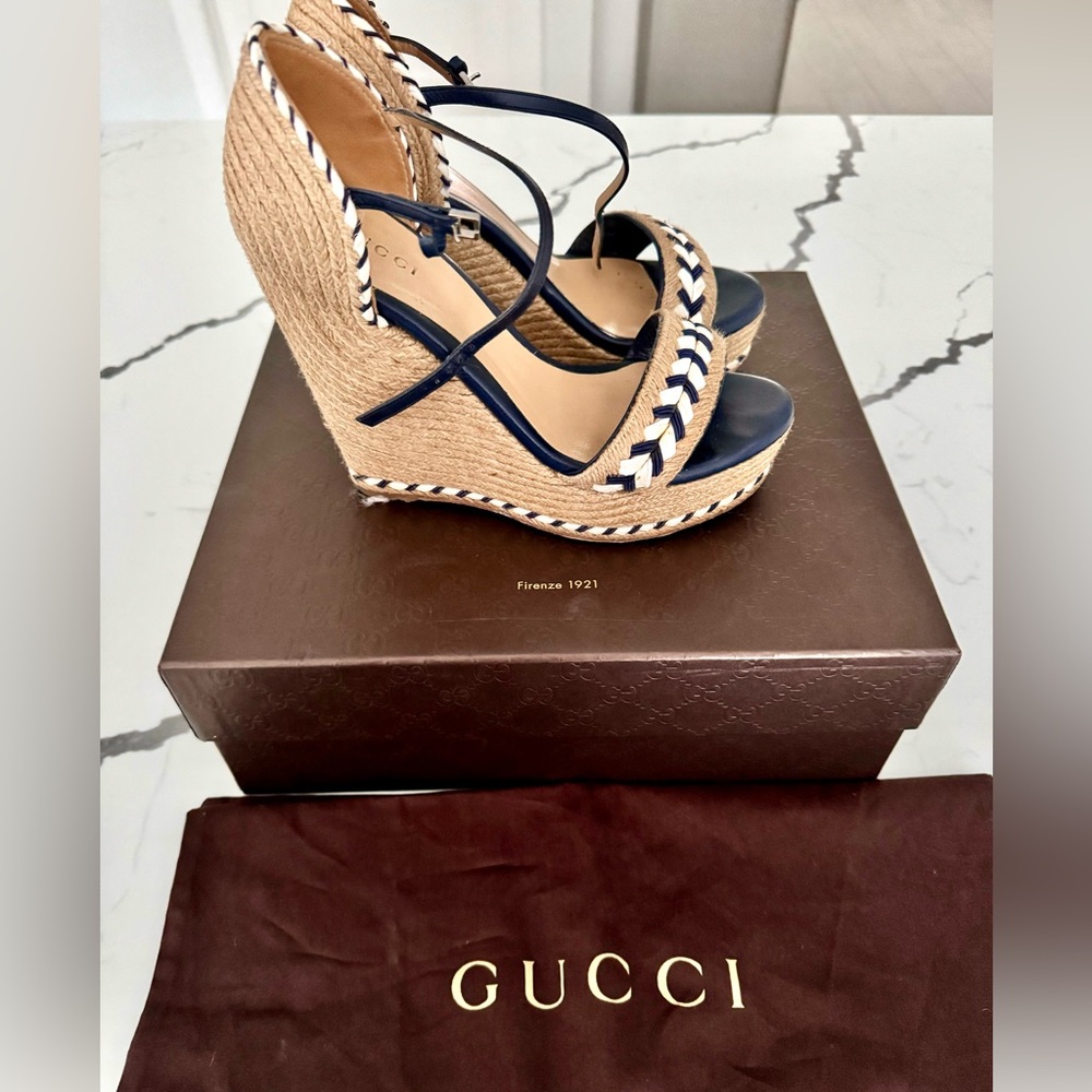 Gucci wedges. Worn once